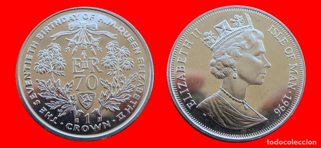 Monedas antiguas de Europa: 1 CORONA 1996 SIN CIRCULAR ISLA DE MAN-9686SC