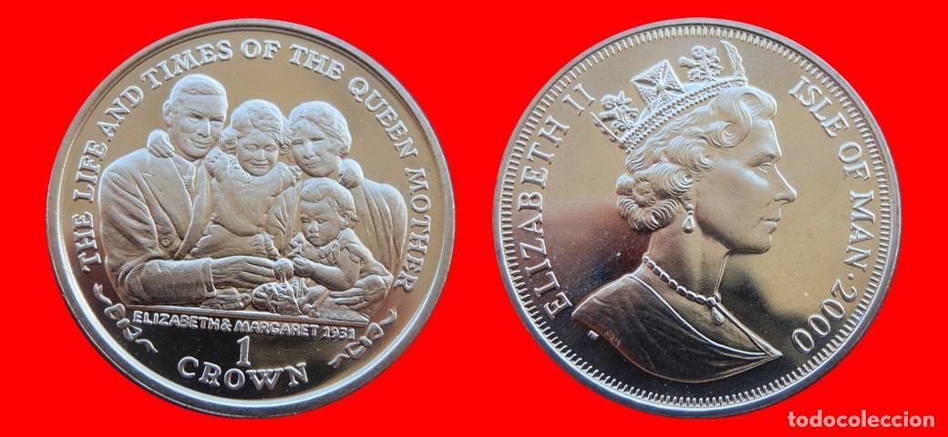 Monedas antiguas de Europa: 1 CORONA 2000 SIN CIRCULAR ISLA DE MAN-9688SC