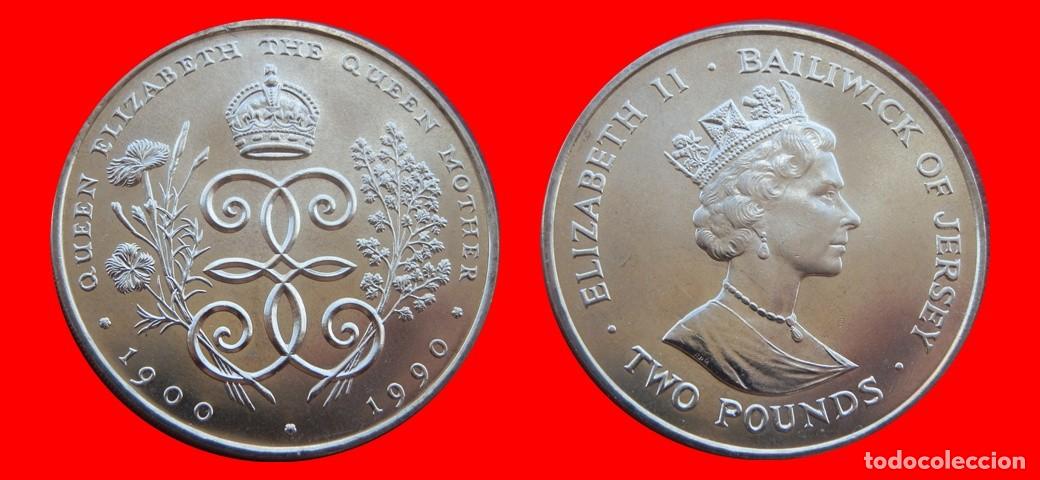 Monedas antiguas de Europa: 2 LIBRAS POUNDS 1990 SIN CIRCULAR JERSEY-9699SC