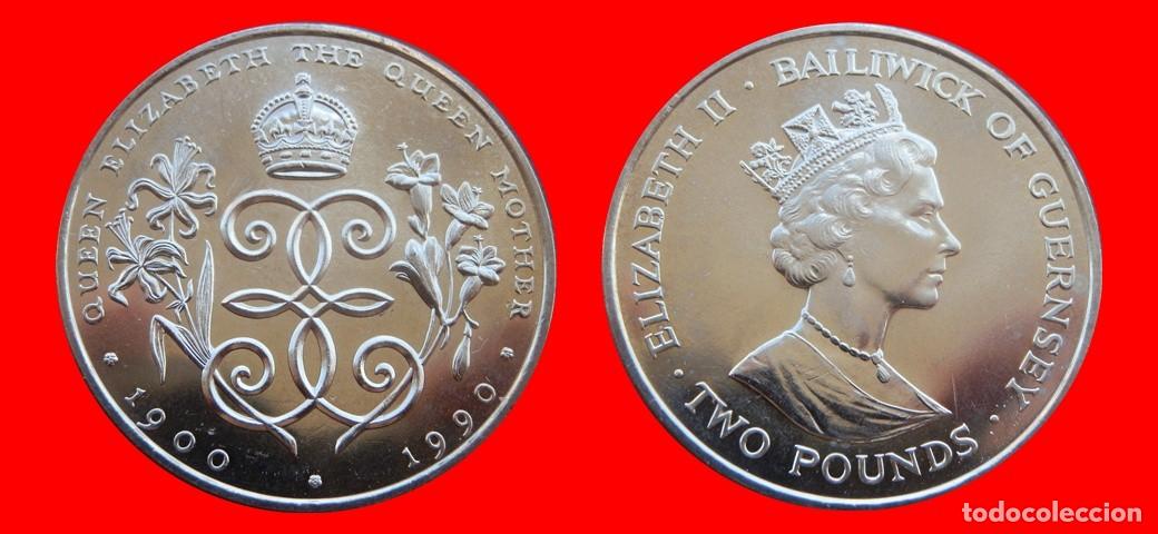 Monedas antiguas de Europa: 2 LIBRAS POUNDS 1990 SIN CIRCULAR GUERNESEY-9700SC