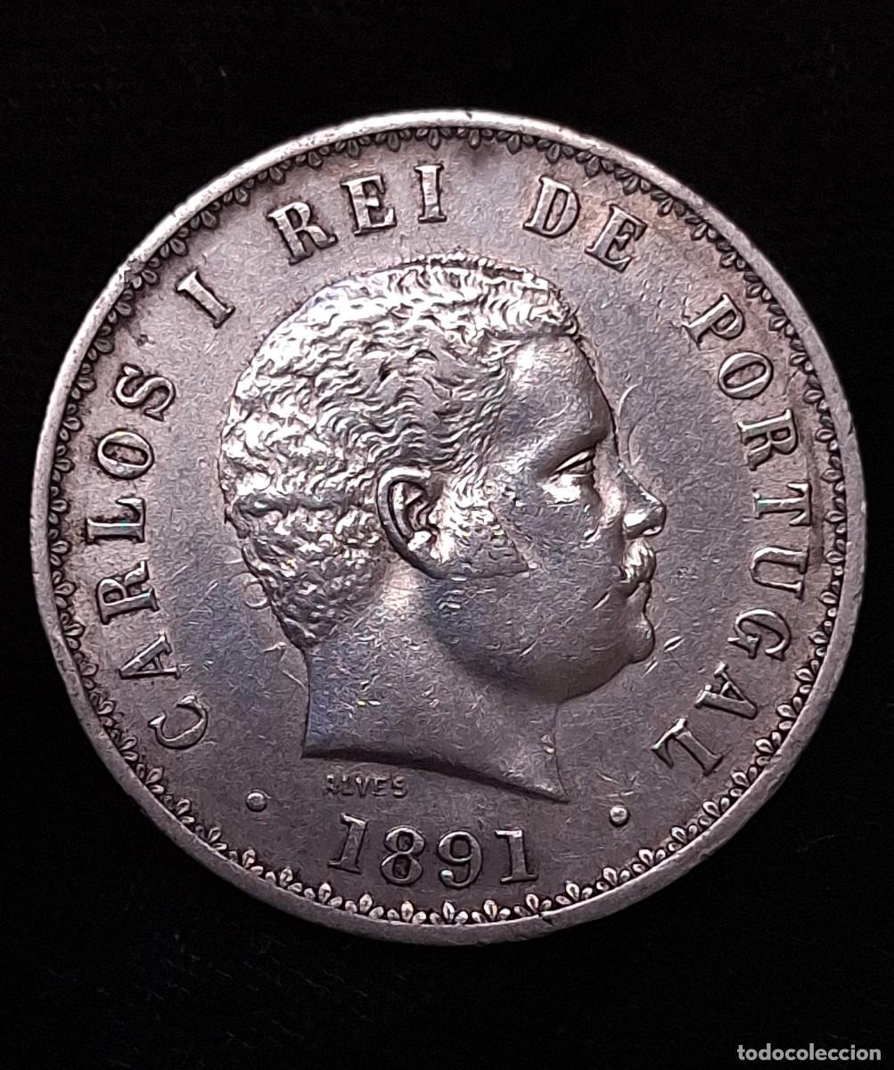 Monedas antiguas de Europa: Portugal - 2500 Reis 1891- PLATA