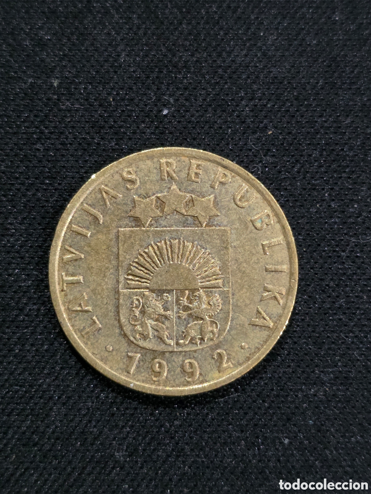 Monedas antiguas de Europa: Letonia 5 Santimu 1992 - PEDIDO M&Iacute;NIMO 5&euro;