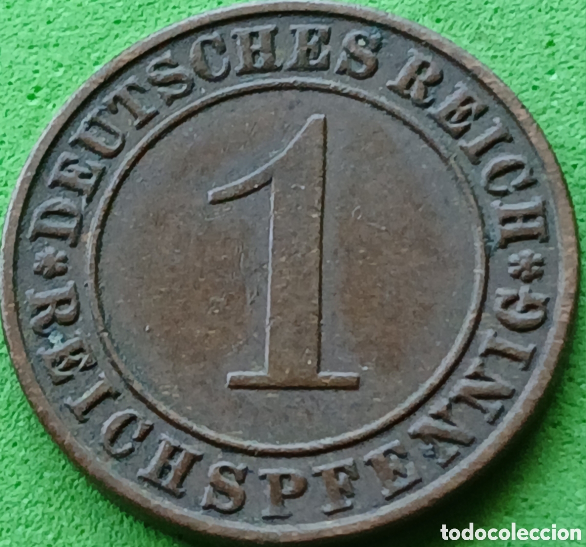 Monedas antiguas de Europa: Alemania Rep&uacute;blica de Weimar 1 reichspfennig 1934 A km#37