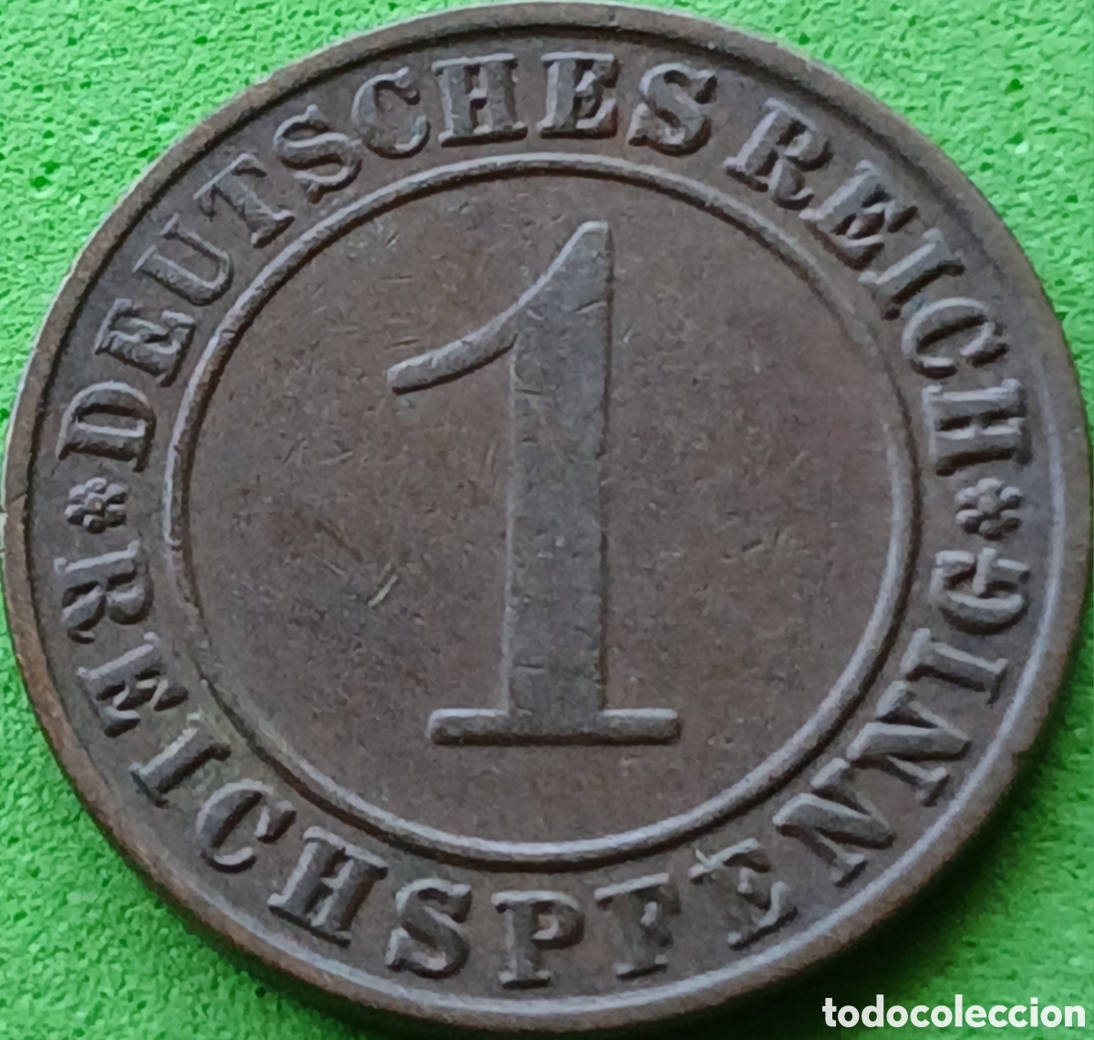 Monedas antiguas de Europa: Alemania Rep&uacute;blica de Weimar 1 reichspfennig 1935 A km#37