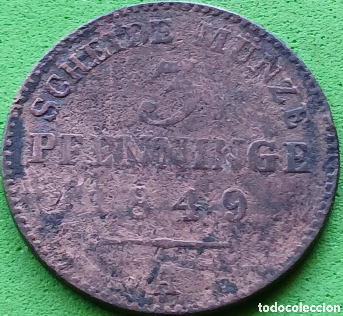 Monedas antiguas de Europa: Prusia - Reino de Prusia 3 pfennig 1849 km#453