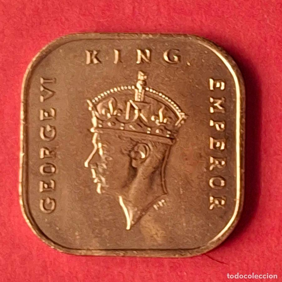 Monedas antiguas de Europa: 1943, 1 centavo de Malasia Brit&aacute;nica, Malaya