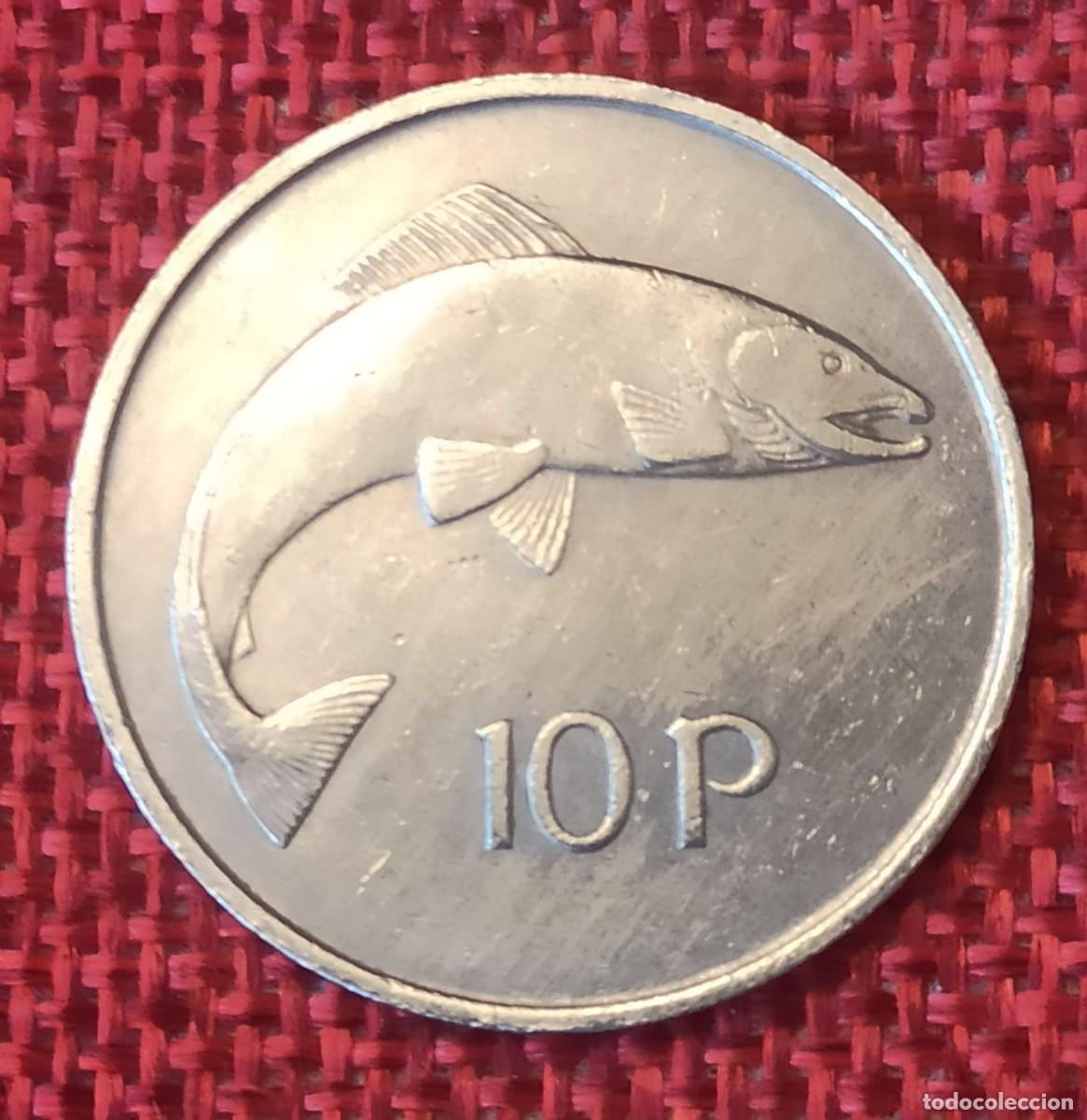 Monedas antiguas de Europa: Irlanda Eire - A&ntilde;o 1969 - 10 Pennys Peniques
