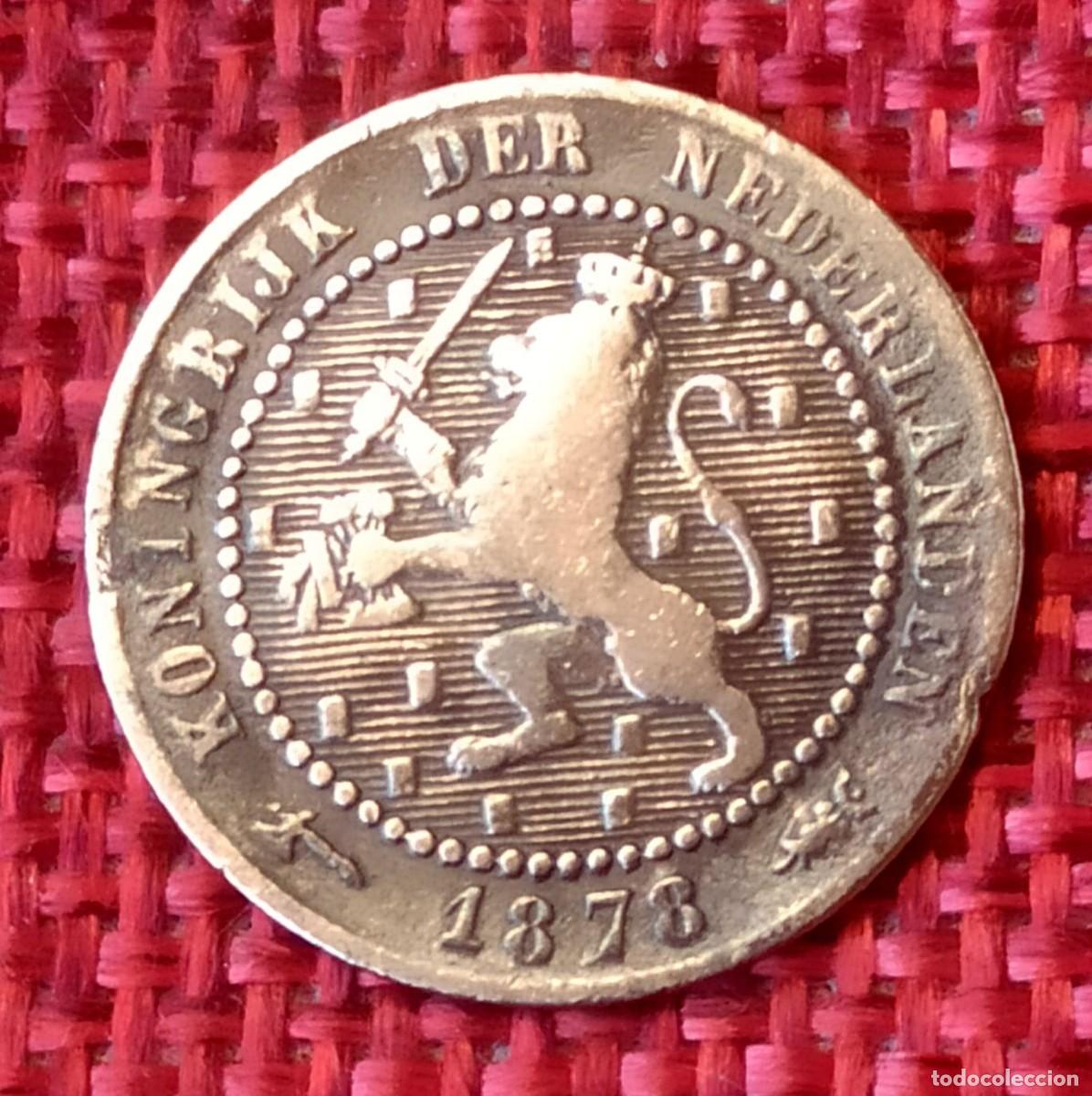 Monedas antiguas de Europa: Paises Bajos - Holanda Nederlanden A&ntilde;o 1878 - 1 Cent