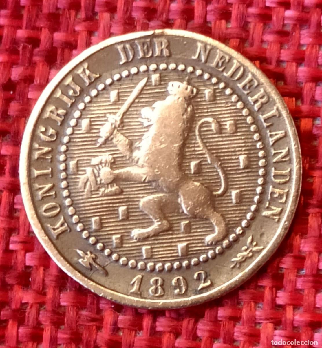 Monedas antiguas de Europa: Paises Bajos - Holanda Nederlanden A&ntilde;o 1892 - 1 Cent