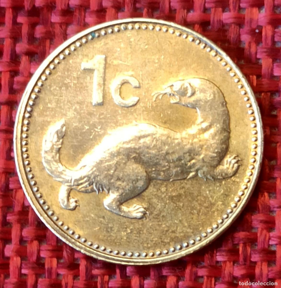 Monedas antiguas de Europa: Malta - A&ntilde;o 1991 - 1 Cent - Foto 2