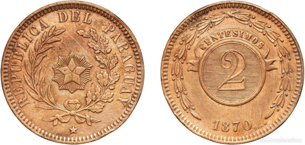 Monedas antiguas de Europa: 2 Cent&eacute;simos 1870 SHAW