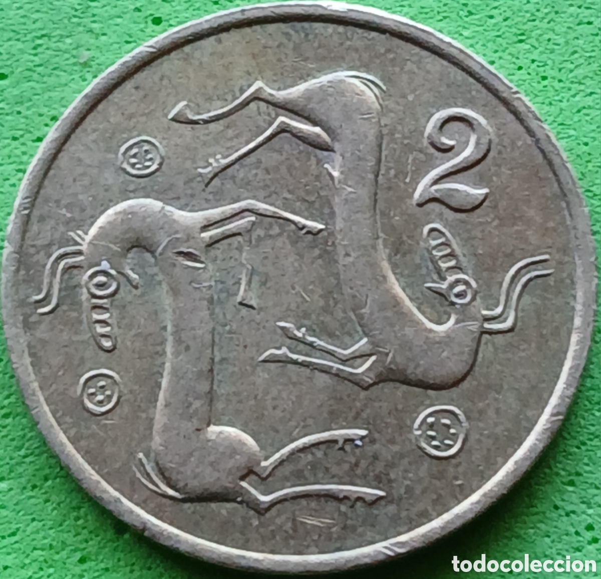 Old Coins of Europe: Chipre 2 cents 1983 km#54.1