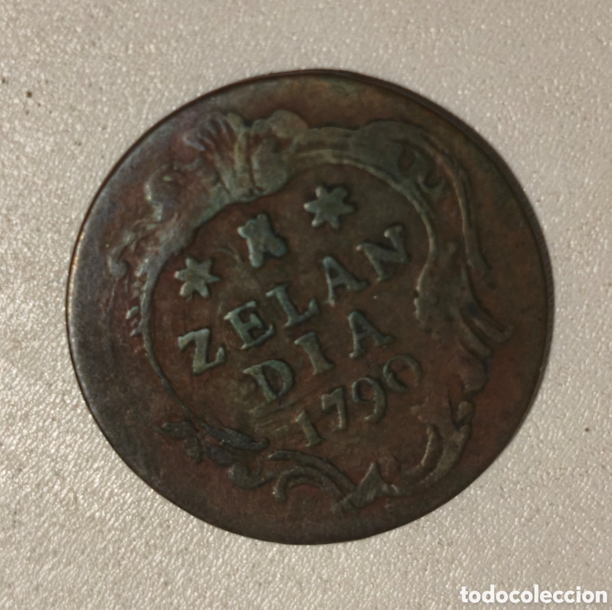 Monedas antiguas de Europa: 1 DUIT 1790 PROVINCIAS UNIDAS DE LOS PAISES BAJOS