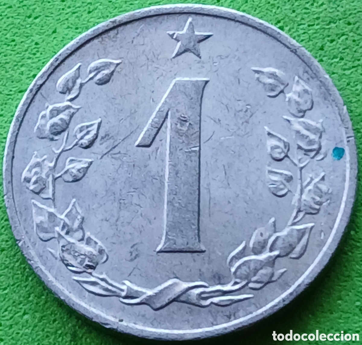 Monedas antiguas de Europa: Checoslovaquia 1 heller 1962 km#51