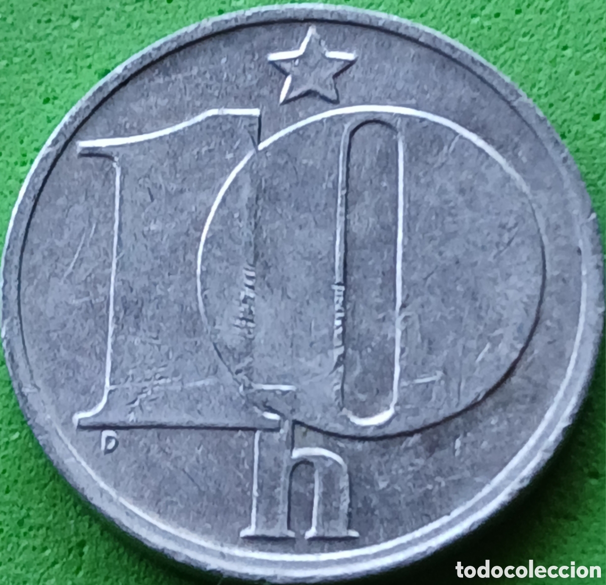 Monedas antiguas de Europa: Checoslovaquia 10 hellers 1983 km#80