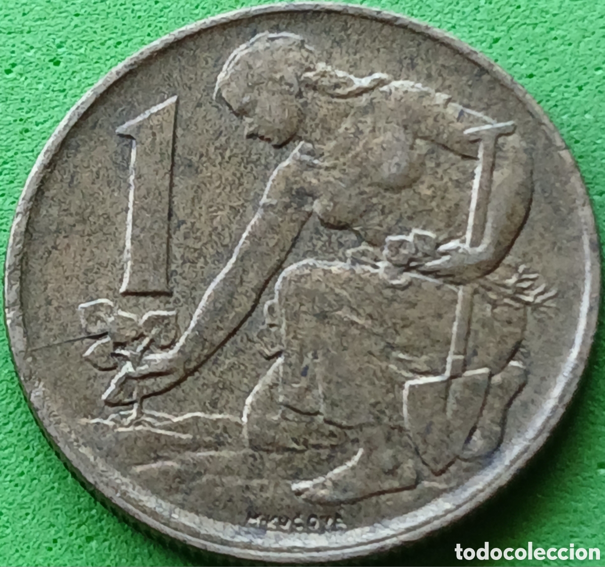 Monedas antiguas de Europa: Checoslovaquia 1 corona 1981 km#50