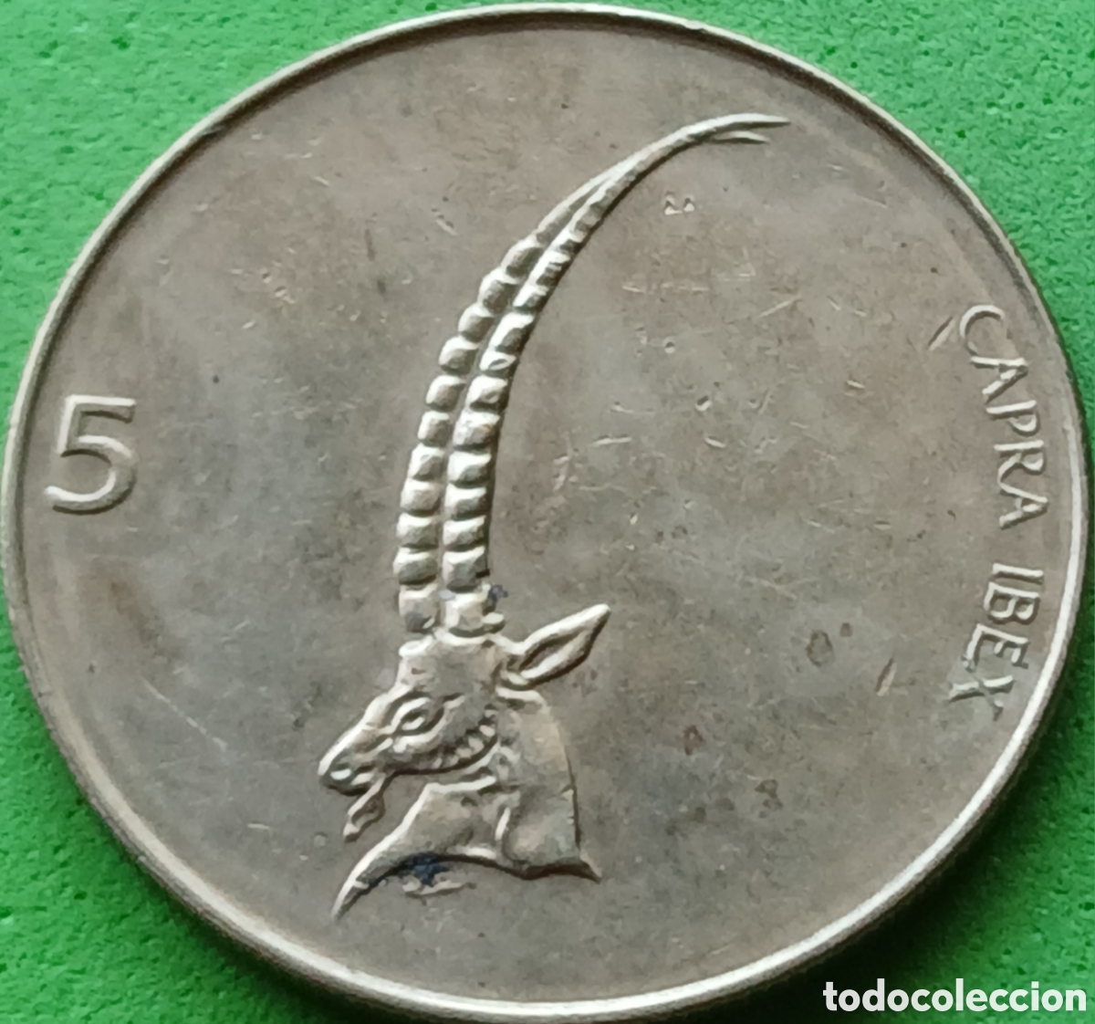 Monedas antiguas de Europa: Eslovenia 5 tolarjev 1994 km#6 &rdquo;4&rdquo; cerrado