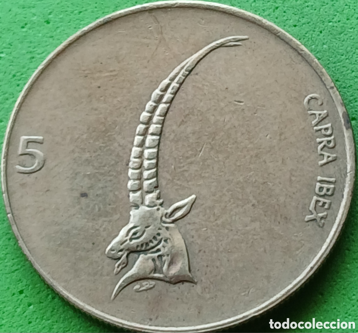 Monedas antiguas de Europa: Eslovenia 5 tolarjev 1999 km#6