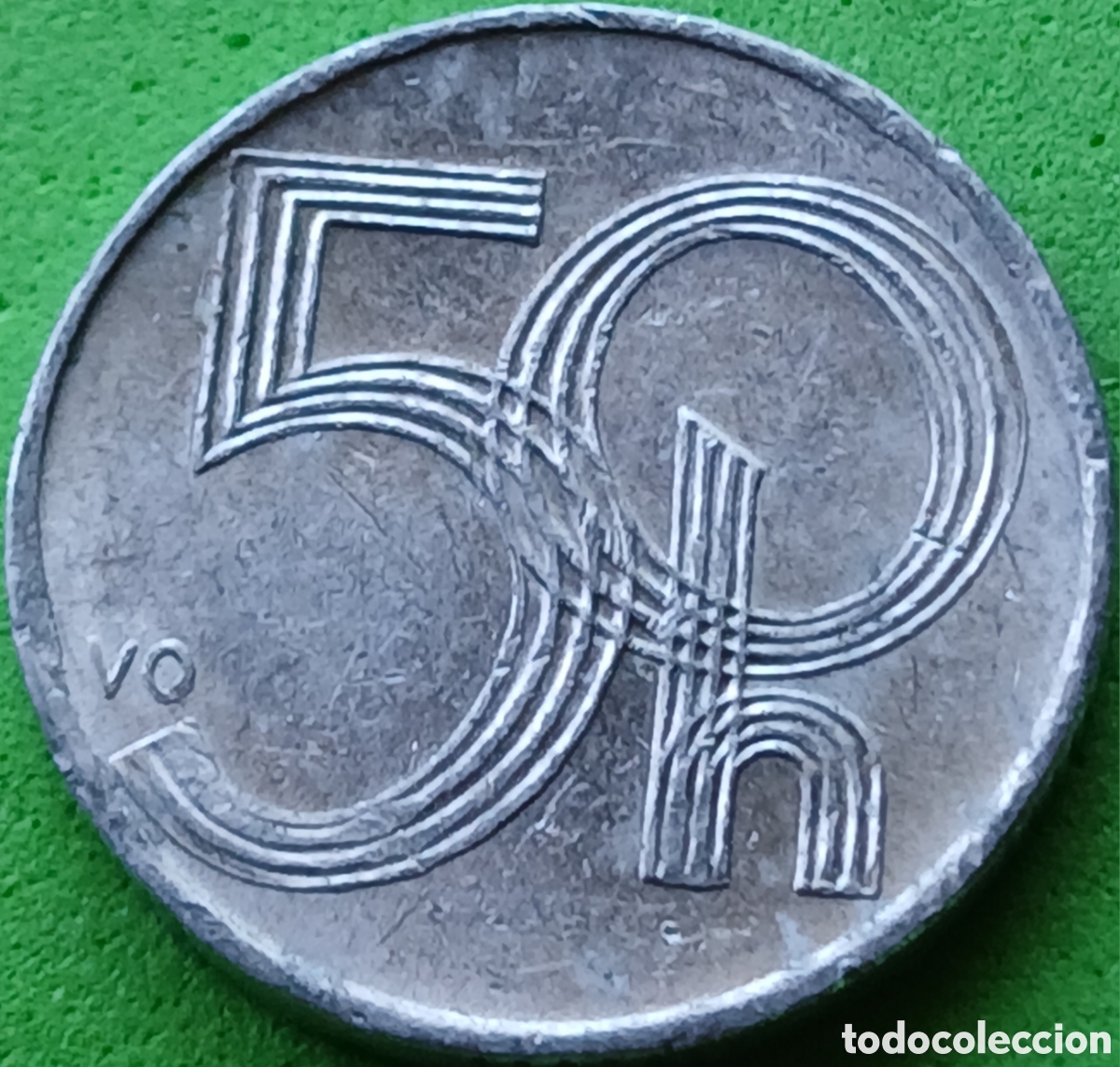 Monedas antiguas de Europa: Rep&uacute;blica Checa 50 hellers 1999 km#3