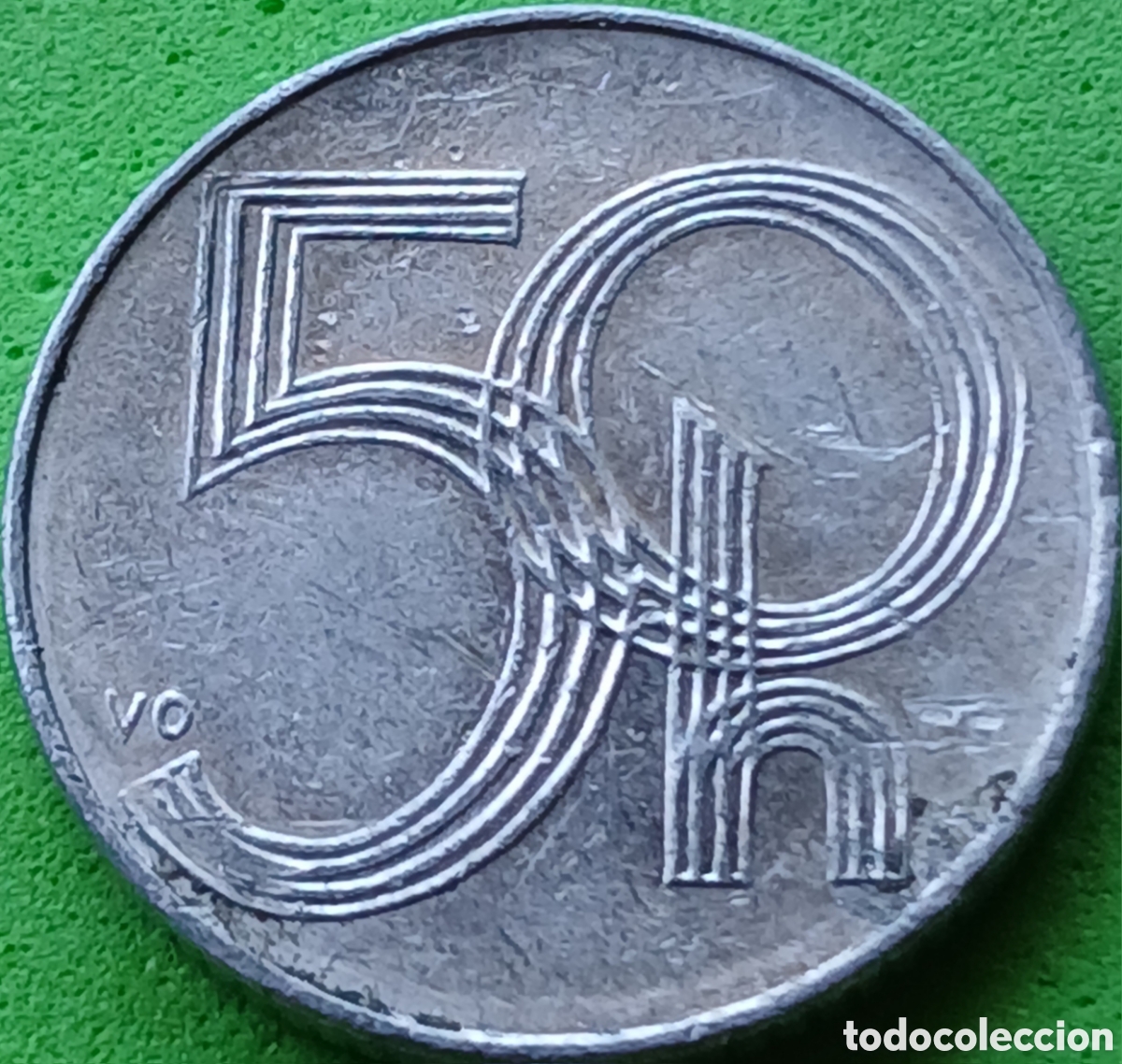 Monedas antiguas de Europa: Rep&uacute;blica Checa 50 hellers 1997 km#3