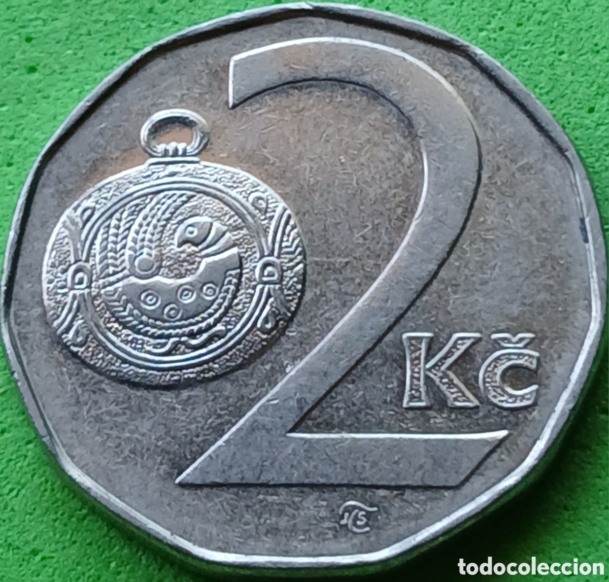 Monedas antiguas de Europa: Rep&uacute;blica Checa 2 coronas 1993 km#9