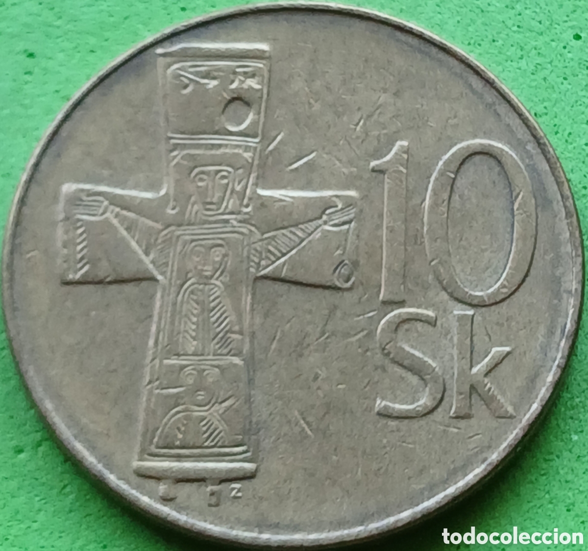 Monedas antiguas de Europa: Eslovaquia 10 coronas 1993 km#11.1