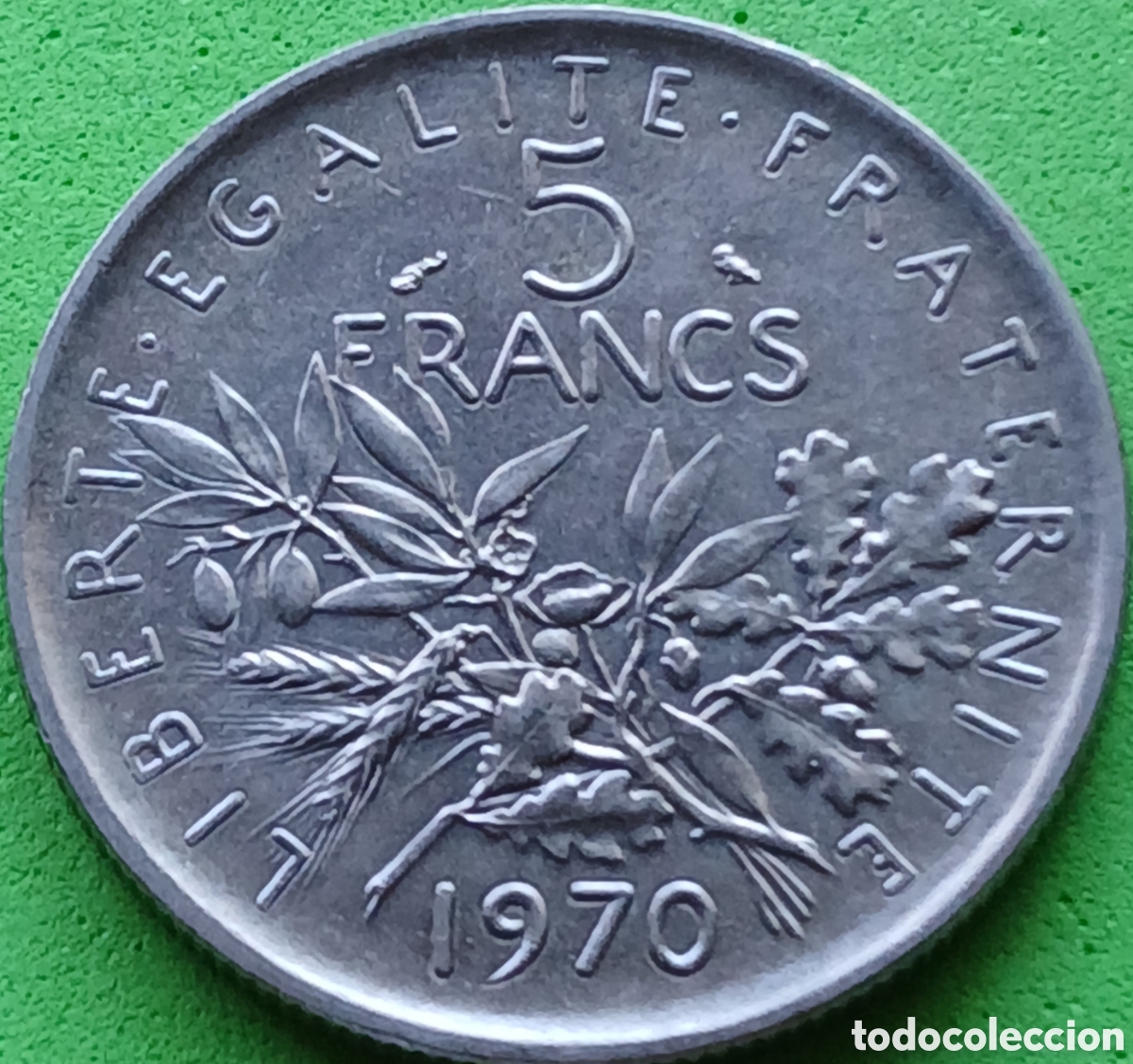 Monedas antiguas de Europa: Francia 5 francos 1970 km#926a
