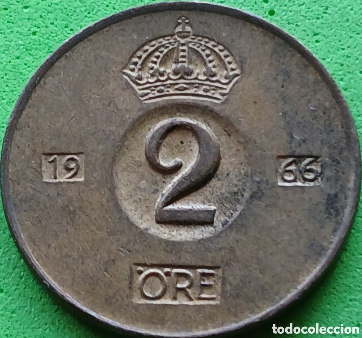 Monedas antiguas de Europa: Suecia 2 ore 1966 km#821