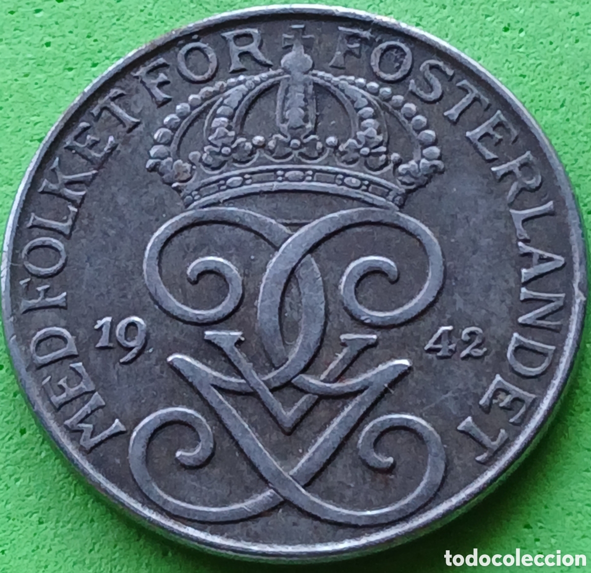Monedas antiguas de Europa: Suecia 5 ore 1942 km#812