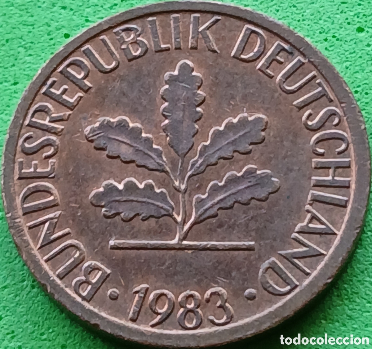 Monedas antiguas de Europa: Alemania Occidental 1 pfennig 1983 F km#105