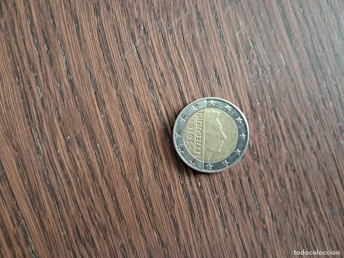 Monedas antiguas de Europa: moneda de 2 euros de Luxemburgo, a&ntilde;o 2016.