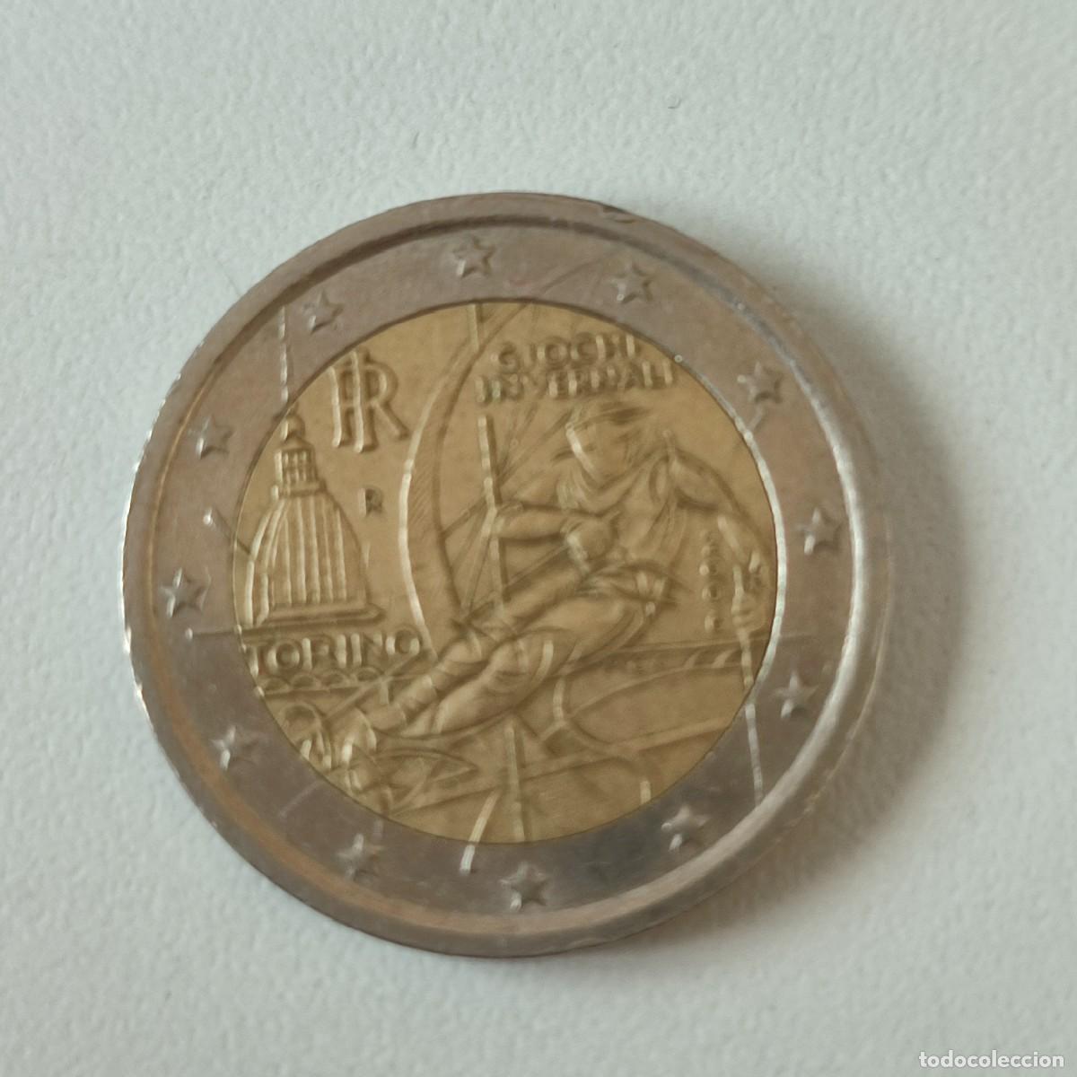 Monedas antiguas de Europa: Moneda Italia 2 euros, 2006 XX Juegos Ol&iacute;mpicos de invierno, Tur&iacute;n 2006