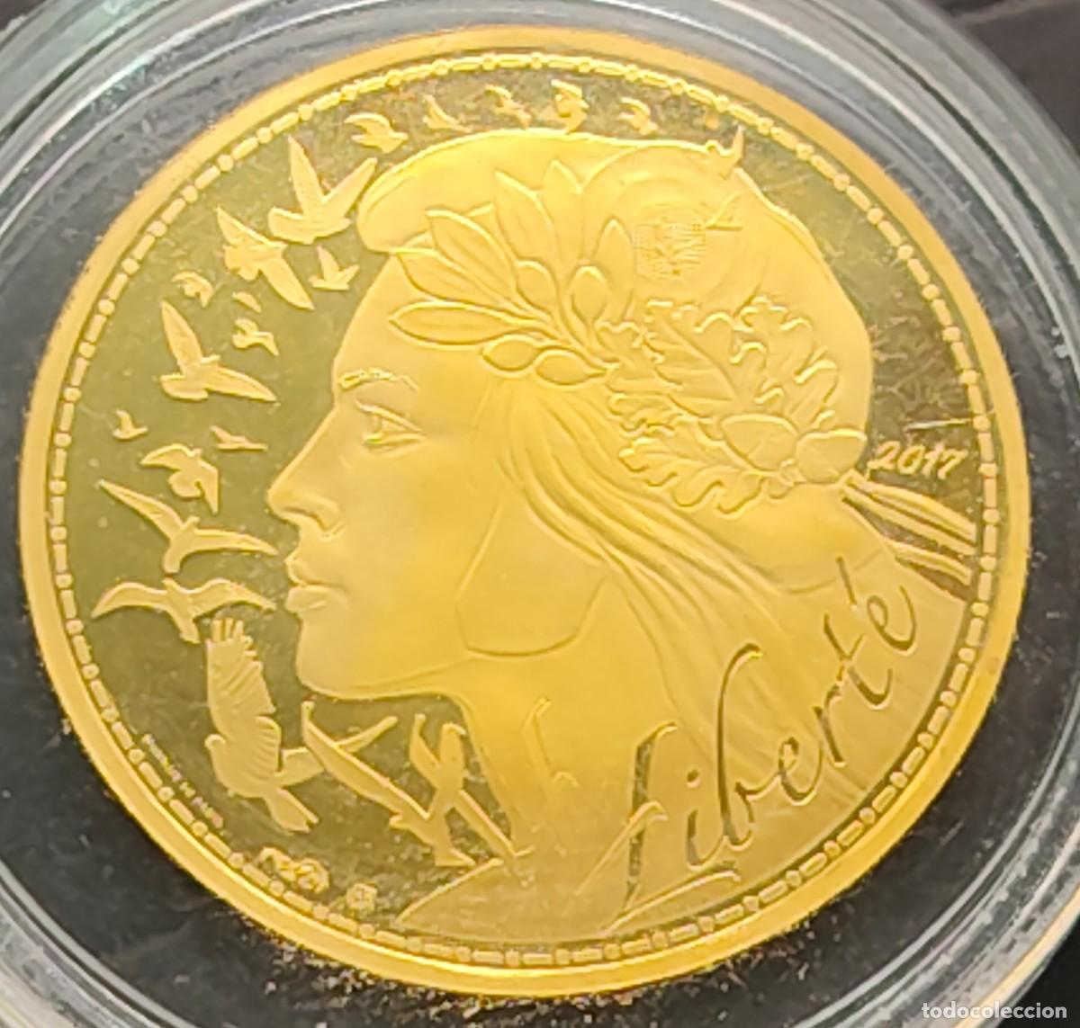 Monedas antiguas de Europa: FRANCIA A&Ntilde;O 2017 , 250 EUROS ORO (999) MARIANNE LIBERTE