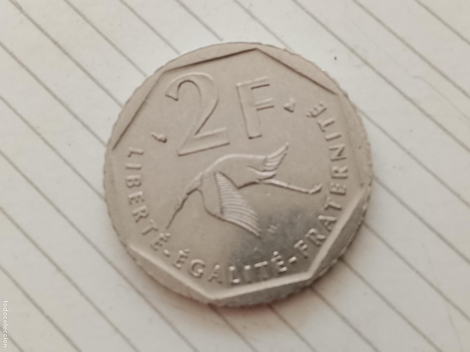 Monedas antiguas de Europa: Francia 2 francos 1997, Georges Guynemer