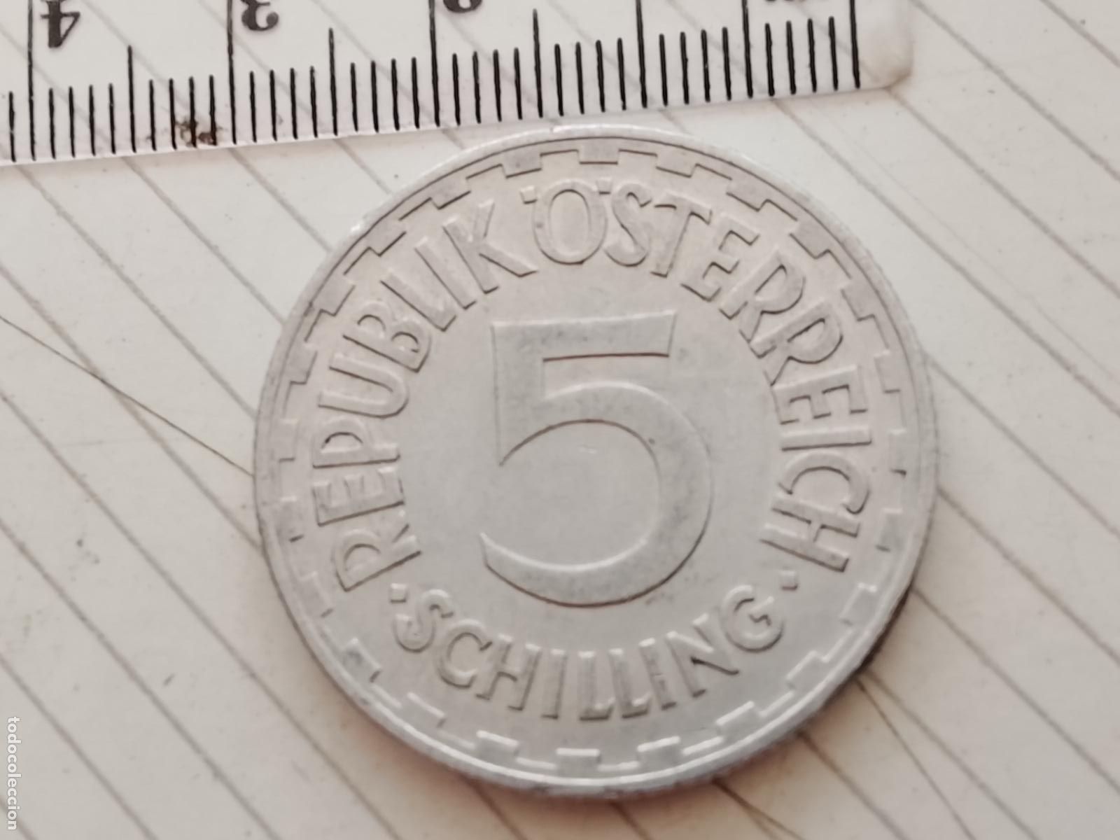 Monedas antiguas de Europa: AUSTRIA 5 Chelines 1952