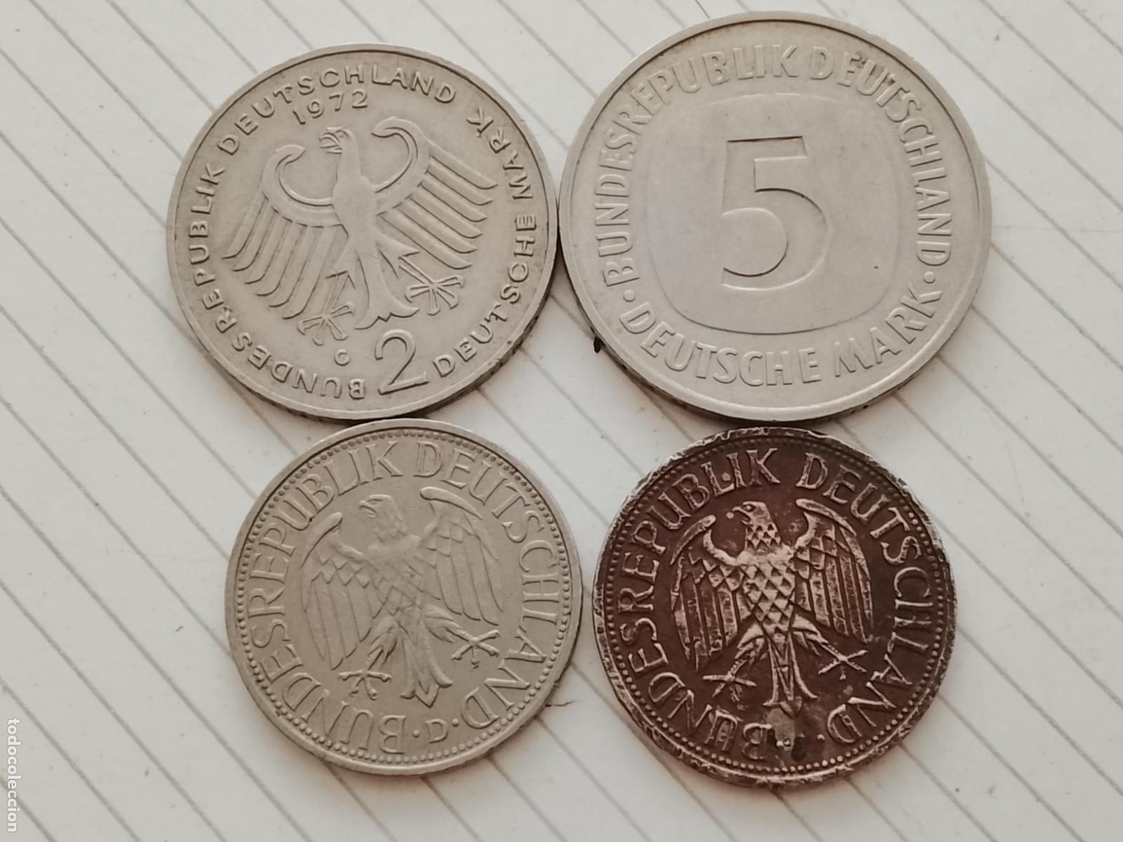 Monedas antiguas de Europa: Alemania: 9 marcos alemanes en monedas