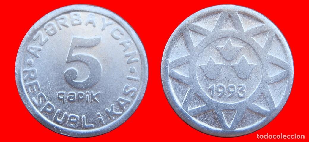 Monedas antiguas de Europa: 5 QEPIK 1993 SIN CIRCULAR AZERBAYAN AZERBAIJAN-9706SC