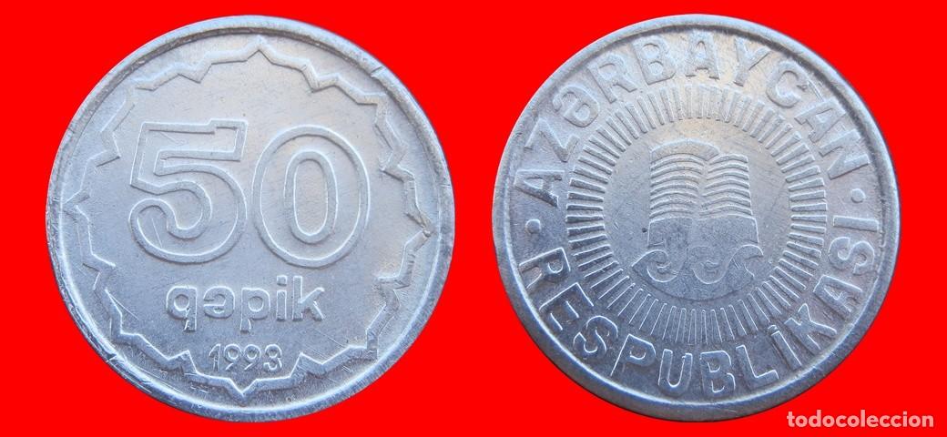 Monedas antiguas de Europa: 50 QEPIK 1993 SIN CIRCULAR AZERBAYAN AZERBAIJAN-9709SC