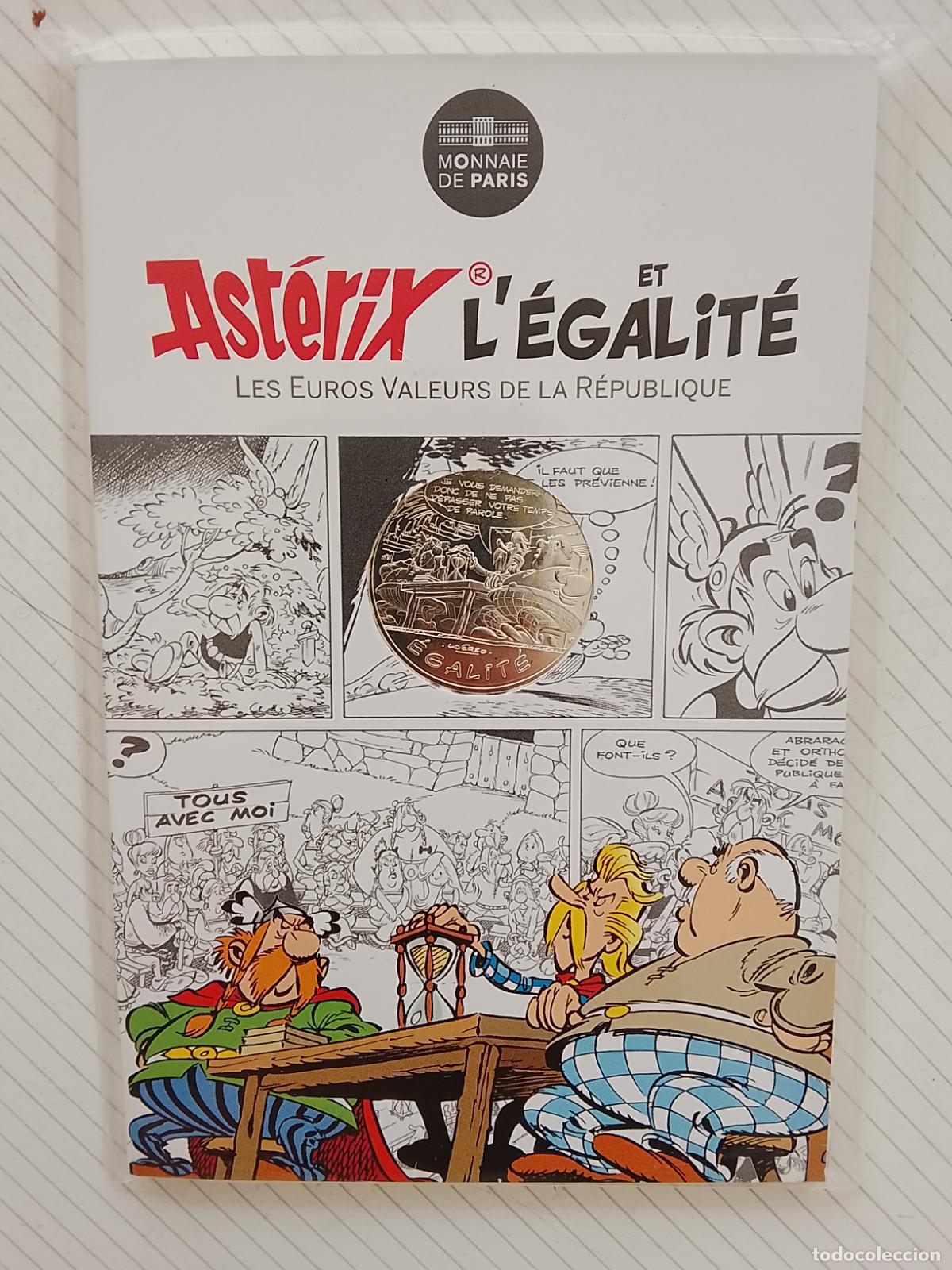 Monedas antiguas de Europa: 10 euros Asterix 2022 Francia, plata
