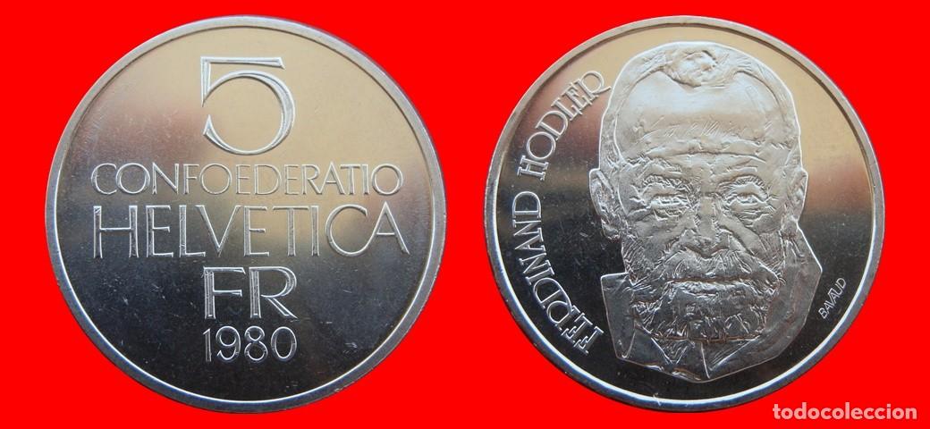 Monedas antiguas de Europa: 5 FRANCOS 1980 SIN CIRCULAR SUIZA-9727SC