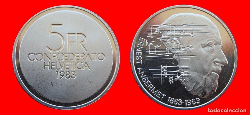 Monedas antiguas de Europa: 5 FRANCOS 1983 SIN CIRCULAR SUIZA-9730SC