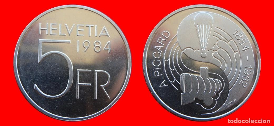 Monedas antiguas de Europa: 5 FRANCOS 1984 SIN CIRCULAR SUIZA-9731SC