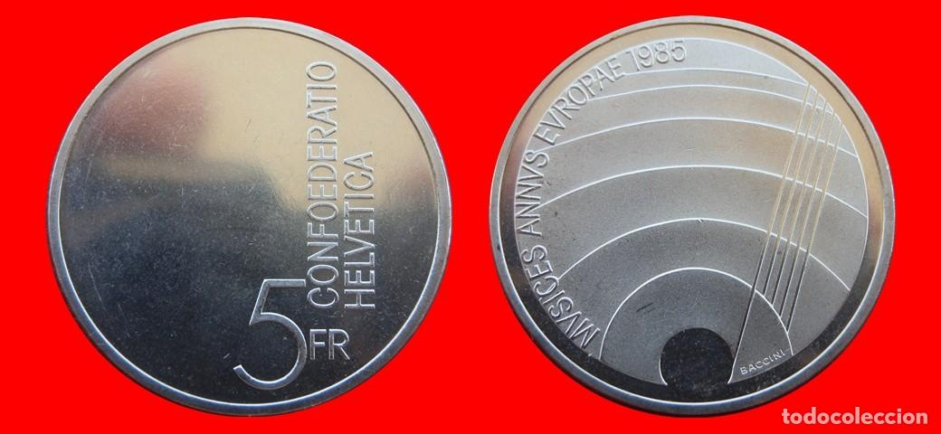 Monedas antiguas de Europa: 5 FRANCOS 1985 SIN CIRCULAR SUIZA-9732SC