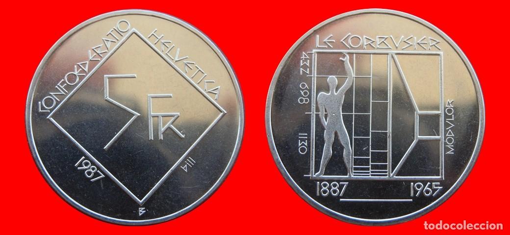 Monedas antiguas de Europa: 5 FRANCOS 1987 SIN CIRCULAR SUIZA-9734SC