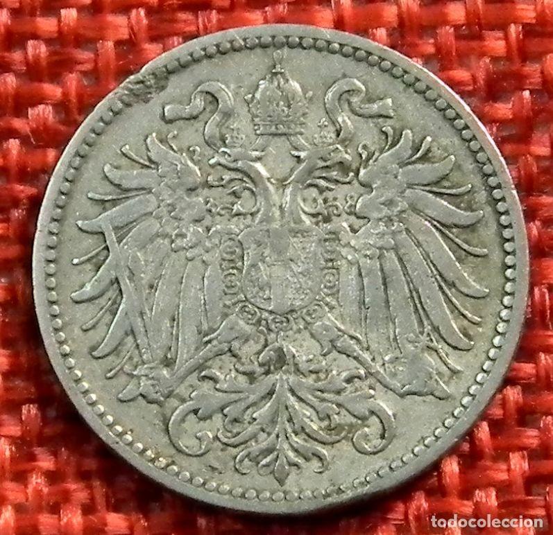Monedas antiguas de Europa: Austria Osterreich - 10 Hellers - A&ntilde;o 1895