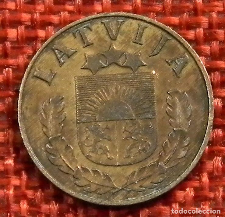 Monedas antiguas de Europa: Letonia - Latvija - 1 Santims - A&ntilde;o 1939