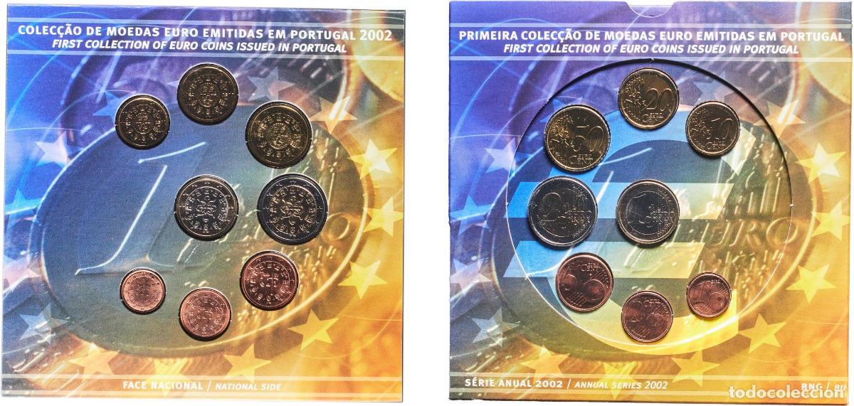 Monedas antiguas de Europa: Euro set with 8 coins (1st map)