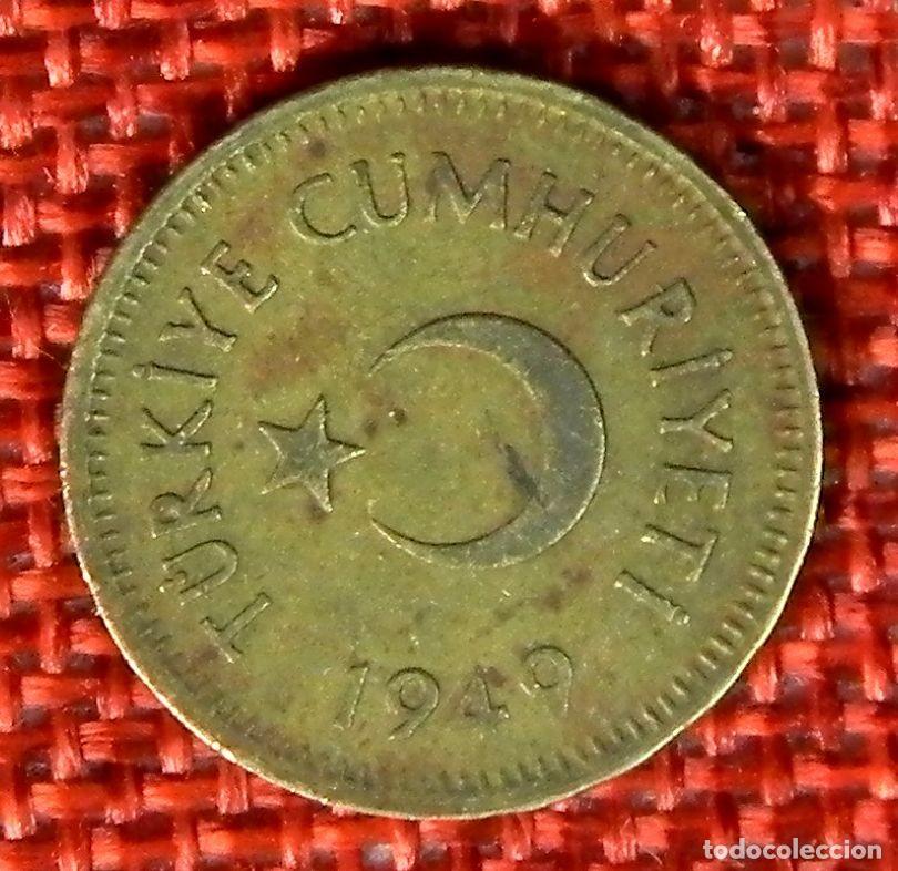Monedas antiguas de Europa: Turquia T&uacute;rkiye - 10 Kurus - A&ntilde;o 1949