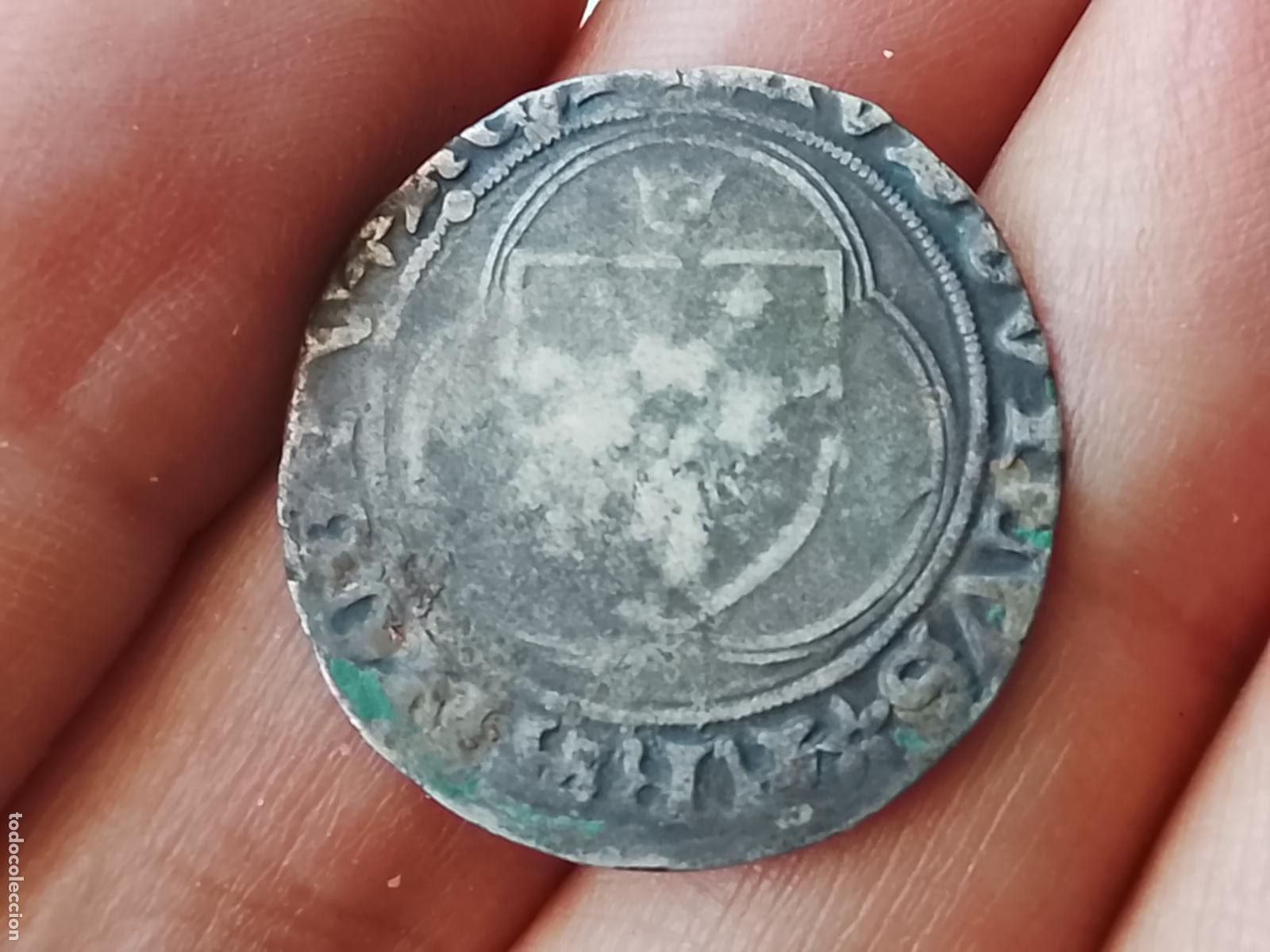 Monedas antiguas de Europa: Francia. Gros medieval de plata