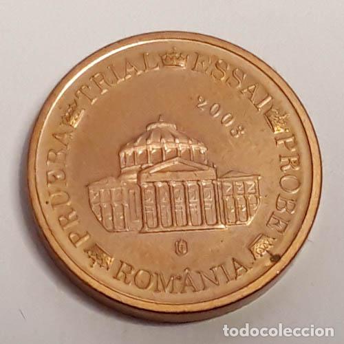 Monedas antiguas de Europa: 1 CENT EURO ROMANIA RUMANIA SPECIMEN PRUEBA